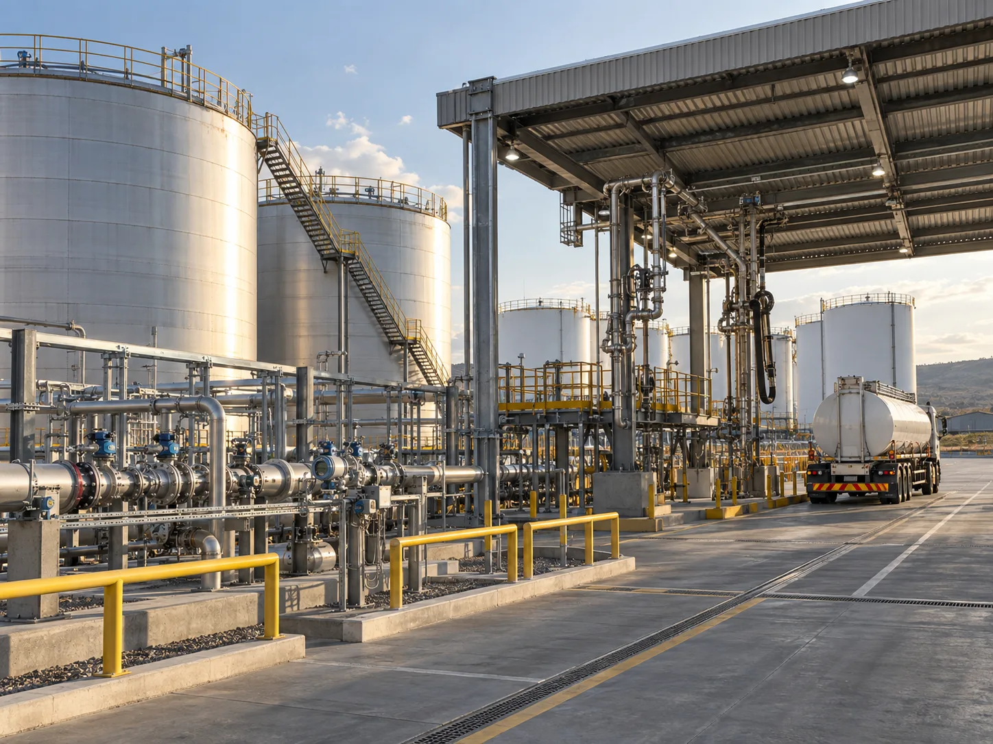 Illustrative fuel storage terminal